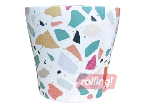 Dekoratiivne lillepott, Ø10,5 cm , H-12 cm, värviline