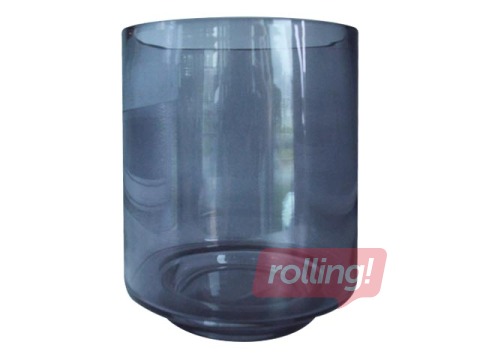 Dekoratiivne lillepott, Ø12 cm , H-13 cm, läbipaistev