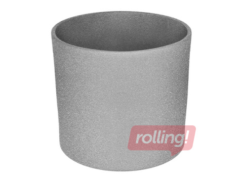 Dekoratiivne lillepott Domoletti, keraamika, hall, Ø28x26cm