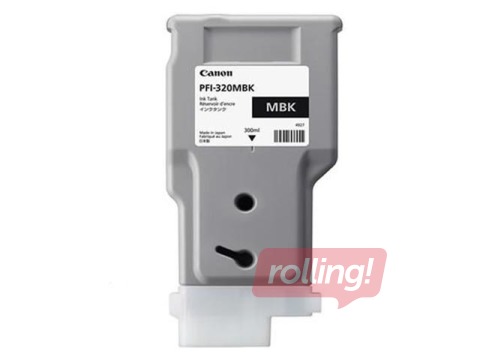 Tintes kasete Canon PFI-320MBK, matēta melna, 300ml