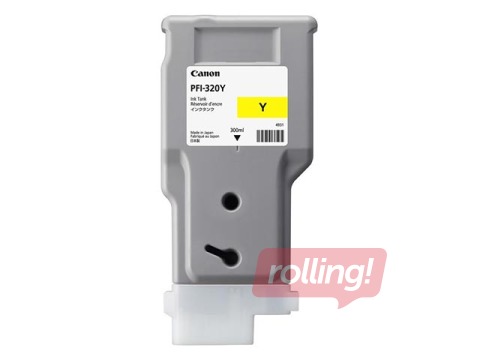 Tintes kasete Canon PFI-320Y, dzeltena, 300ml