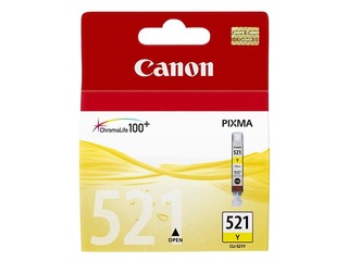 Tindikassett Canon CLI-521, kollane, 9ml