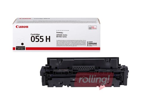 Toonerkassett Canon 055H, must (7600 lk)