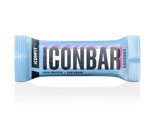 Proteiinibatoon Iconfit, Iconbar, kookose, 45g