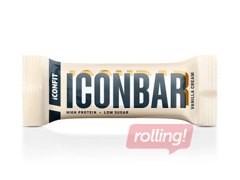Proteiinibatoon Iconfit, Iconbar, vanillikreemi, 45g
