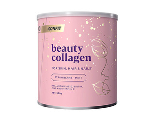 Kollageen Iconfit, Beauty, maasika ja piparmündi, 300g
