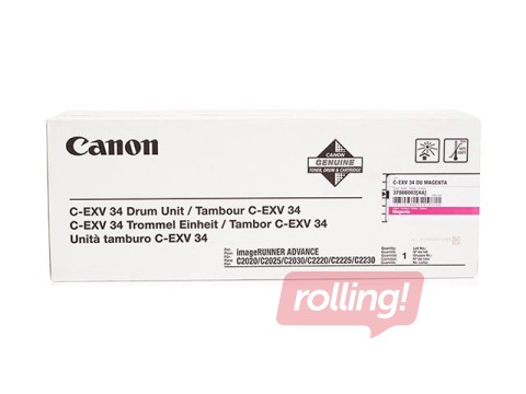 Trummel Canon C-EXV34, punane, 36000 lk