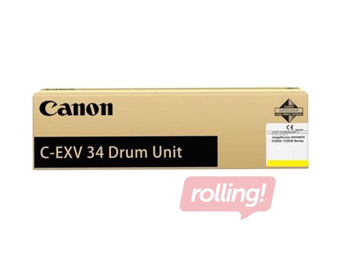 Trummel Canon C-EXV34, kollane, 36000 lk