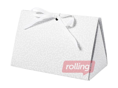 Folding gift boxes, grey, 3 pcs