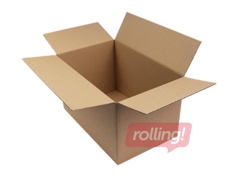 Corrugated cardboard box 600x400x300 mm, FEFCO 0201, C40RKT, 4mm, brown