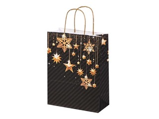 SALE Kinkekott Stars, 22 x 10 x 29 cm, valge