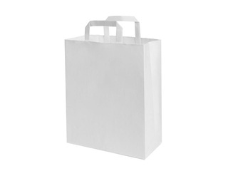 Paberkott sangadega, valge, 220×100×280mm