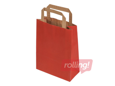 Paberkott sangadega, punane, 180x80x240mm