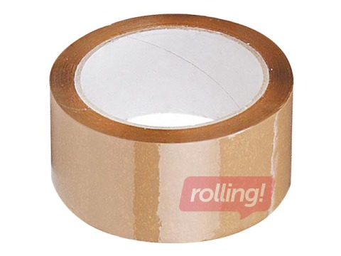 Pakketeip low-noise, 50mm x 66m, 32 my, PP, pruun