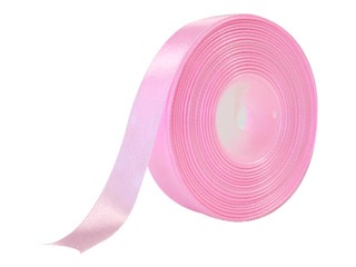 Gift ribbon 25 mm/ 25 m, satin, light pink