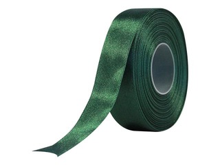 Gift ribbon 38 mm/ 25 m, satin, moss green