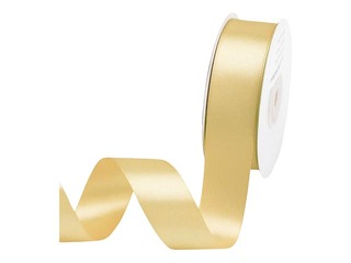 Kinkepael 25 mm/ 25 m, satiin, Taupegold