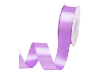 Gift ribbon 25 mm/ 25 m, satin, Heather