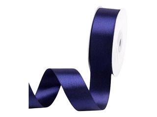 Gift ribbon 25 mm/ 25 m, satin, DeepBlue