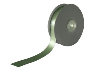 Gift ribbon 12 mm/ 25 m, satin, Taupegreen