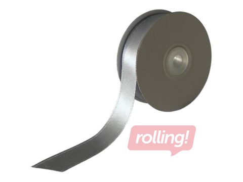 Kinkepael 12 mm/ 25 m, satiin, Grey