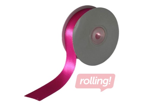 Kinkepael 12 mm/ 25 m, satiin, Amarant