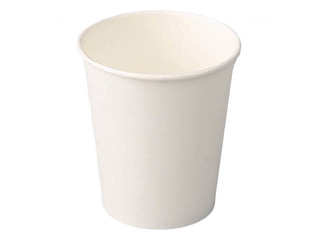 Cups for hot drinks ø80mm, 250ml, white, 100 pcs