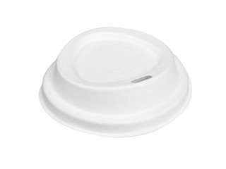 Paberklaaside kaaned, suhkruroo kiud, valged, ø80mm, 50 tk.