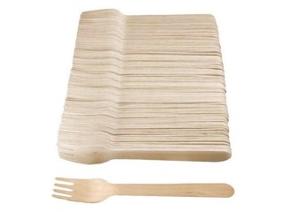 Kahvlid, puidust, 16 cm, 100 tk