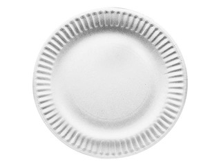 Paper plates, 15 cm, 100 pcs., white