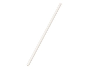 Cocktail straws, paper, white, 20cm ø6 mm, 250pcs. 