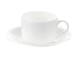 Teetass alustassiga Olivia, portselan, 100ml, 2 tk.