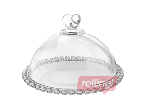 Serveerimisnõu Prymus-AGD, kaanega, klaasist, 19cm