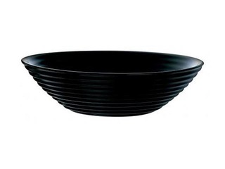 SLE Salatikauss Harena, klaas, 27 cm, 3,1 l , must