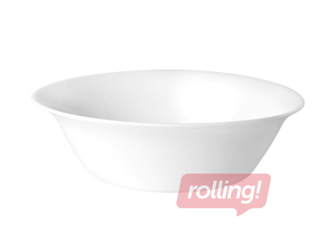 Kauss Classic Round, opaal klaas, valge, 550ml, 19cm