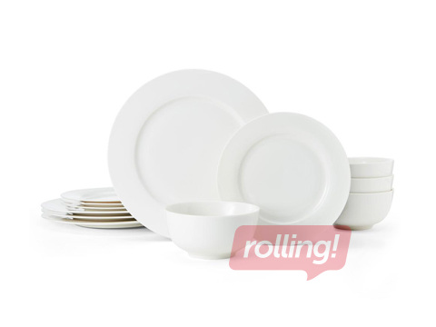 Sööginõude komplekt Mikasa Egret, valge, 4 inimesele