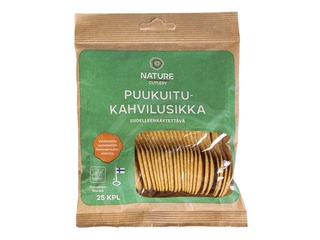 Teelusikad Nature Line, puidust, korduvkasutatav, 25 tk.