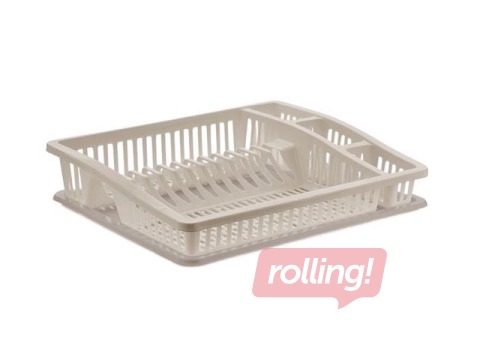 Nõudekuivatusrest alusega, 46.5x37cm