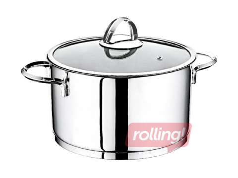 Pott kaanega O.M.S., roostevaba teras, 2.9l, 20cm
