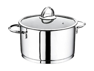 Pott kaanega O.M.S., roostevaba teras, 2.9l, 20cm