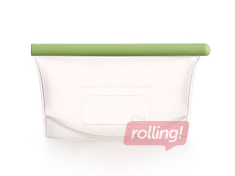 Toidukott Lekue, korduvkasutatav, silikoonist, 0.5l