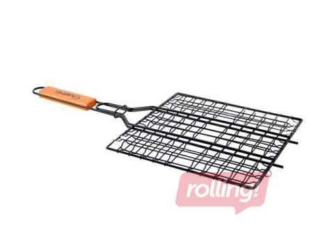 Grillrest Camping, puidust käepidemega, 28x28cm