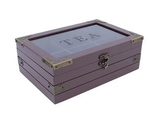 Teekarp Hazel, tumepunane, 24×17×9cm