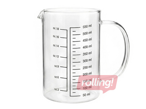 Mõõtekann Herevin, klaas, 660ml