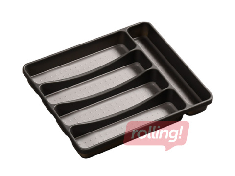 Söögiriistade organiseerija Kesper, must, 32.3x29.5x4.5cm
