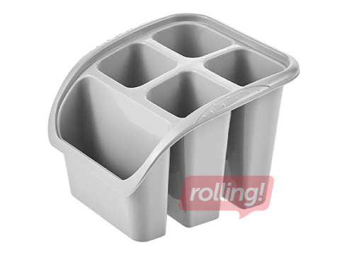 Söögiriistade hoidik Keeeper Pino, hall, 16x16x12cm