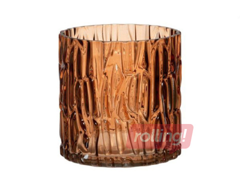 Küünlajalg 4 Living Honka, klaas, pruun, Ø12.5×12cm