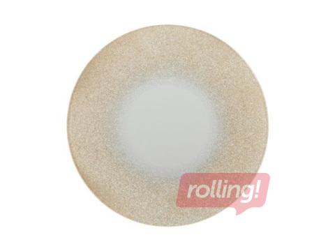 Dekoratiivne alus-küünlaalus 4 Living, klaas kuldsete säraosakestega, Ø20cm