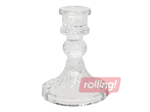 Küünlajalg Salita, klaas, Ø8×10cm