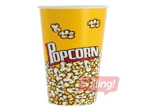 Pappkarp popkorni jaoks, 960ml, 25 tk.